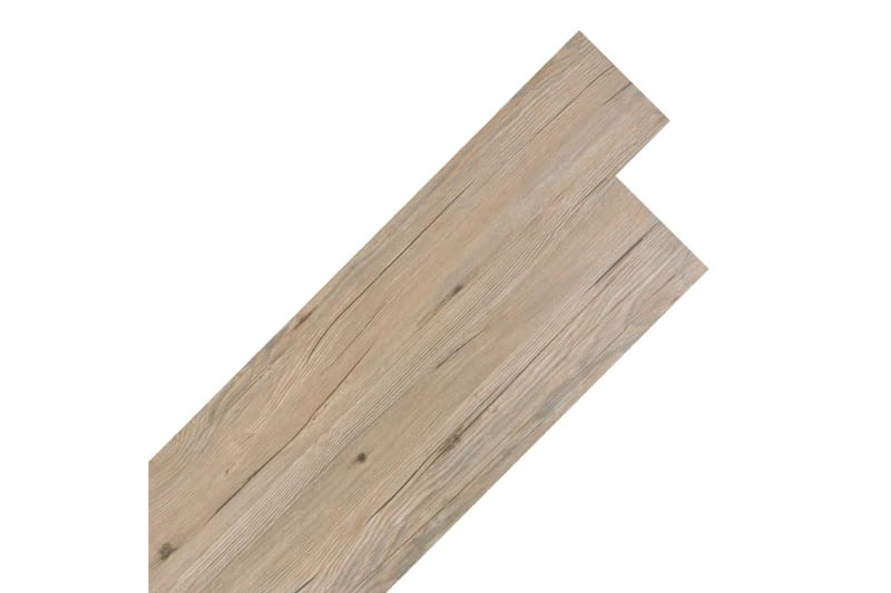 Selvklebende gulvplanker PVC 5,02 m² 2 mm brun eik - Hus & oppussing - Bygg - Gulv, vegg & tak - Gulv - Vinylgulv & plastgulv