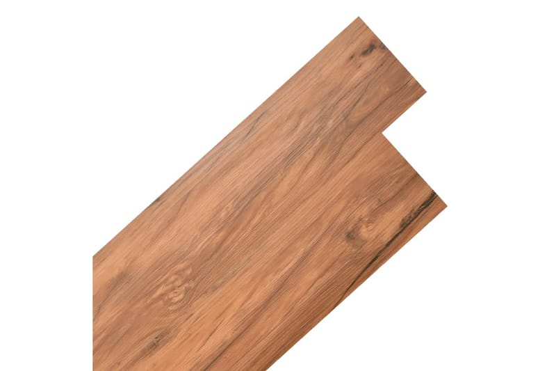 Selvklebende gulvplanker PVC 5,02 m² 2 mm alm natur - Hus & oppussing - Bygg - Gulv, vegg & tak - Gulv - Vinylgulv & plastgulv