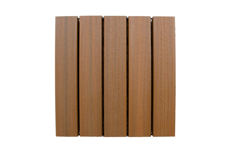 30x30x2,2 cm Terrasseplate Brun - Hagemøbler - Balkong - Balkonggulv - Treheller & trefliser balkong