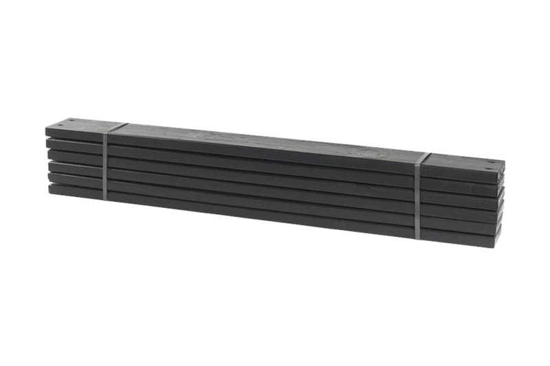 6 stk planker til Pipe 28x120 mm x120 cm svart