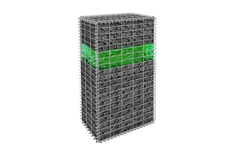 Grønne gabionsteiner glass 60-120 mm 25 kg - Hus & oppussing - Innsynsbeskyttelse & innhegning - Nettinggjerde - Hagegjerde & panelgjerde