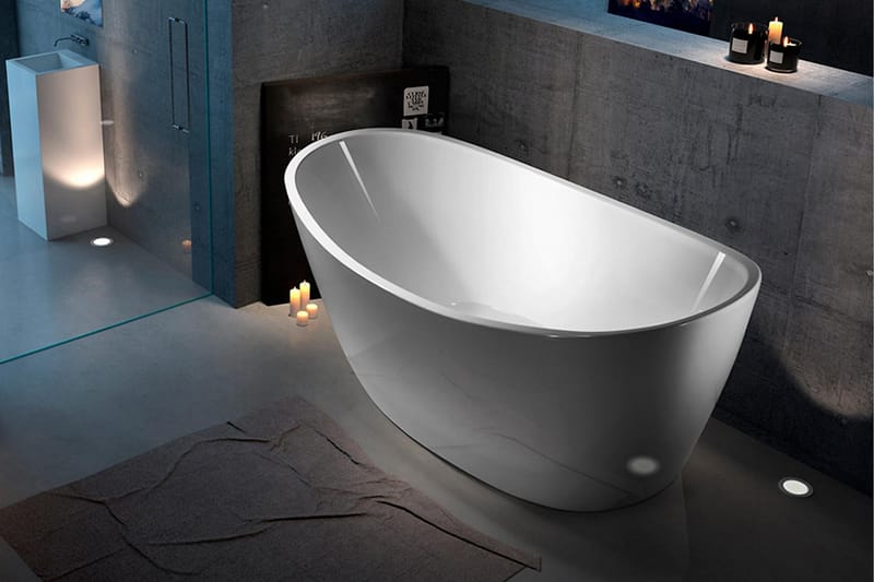 Ideal Relax Badekar - Hvit - Hus & oppussing - Kjøkken & bad - Baderom - Badekar - Frittstående badekar