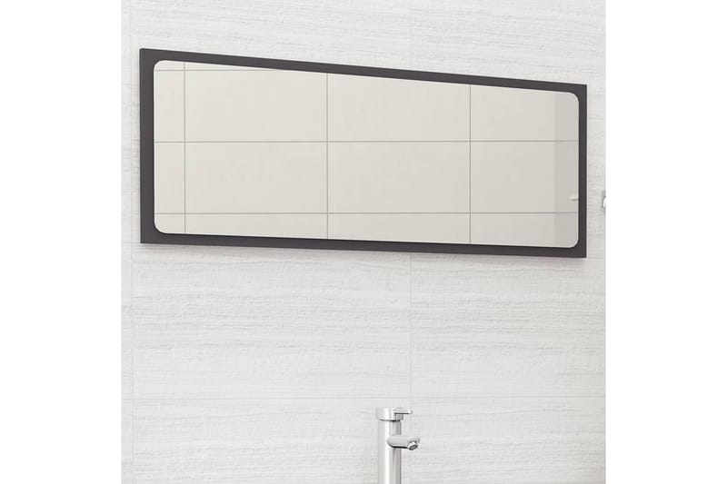 Baderomsspeil grå 100x1,5x37 cm sponplate - Grå - Hus & oppussing - Kjøkken & bad - Baderom - Baderomsmøbler - Baderomsspeil