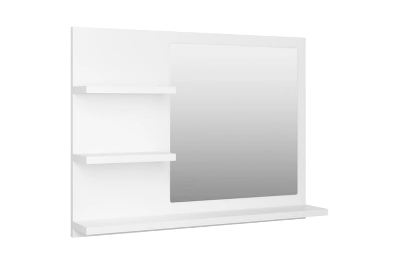 Baderomsspeil hvit 60x10,5x45 cm sponplate - Hvit - Hus & oppussing - Kjøkken & bad - Baderom - Baderomsmøbler - Baderomsspeil