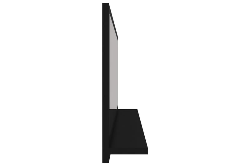 Baderomsspeil svart 90x10,5x37 cm sponplate - Svart - Hus & oppussing - Kjøkken & bad - Baderom - Baderomsmøbler - Baderomsspeil