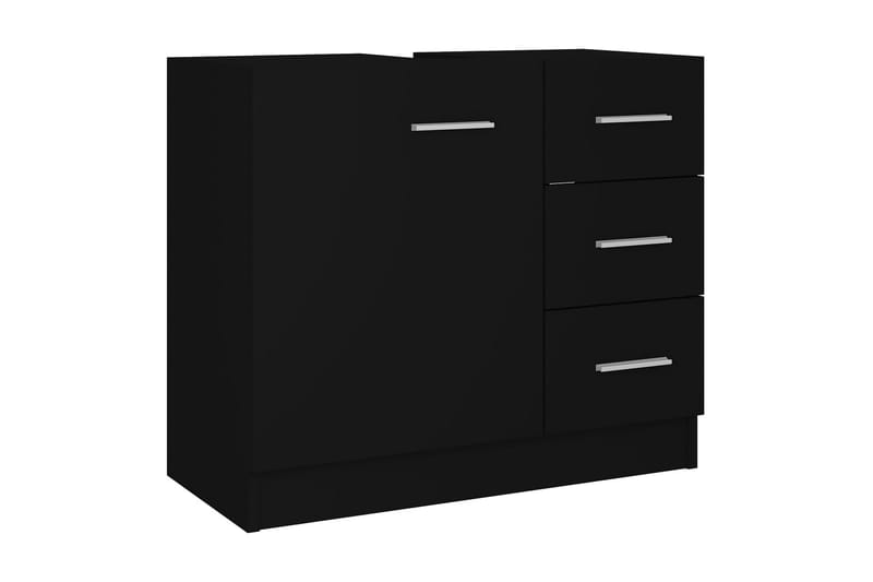 Servantskap svart 63x30x54 cm sponplate - Svart - Oppbevaring - Oppbevaringsmøbler - Kommode