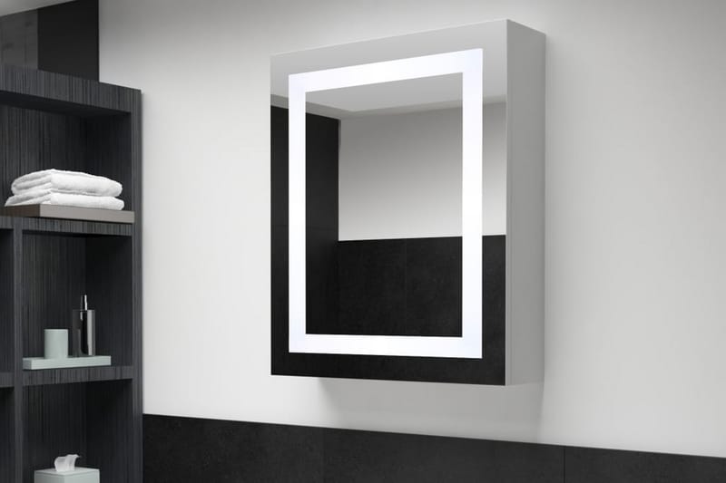 LED-speilskap til bad 50x13x70 cm - Innredning - Veggdekorasjon - Skilt - Metallskilt