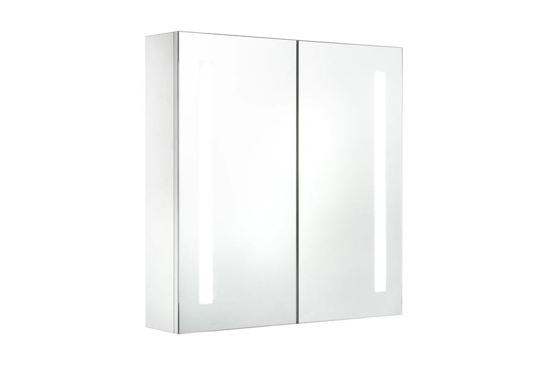 LED-speilskap til bad 62x14x60 cm - Hvit - Hus & oppussing - Kjøkken & bad - Baderom - Baderomsmøbler & baderomsinnredning - Speilskap
