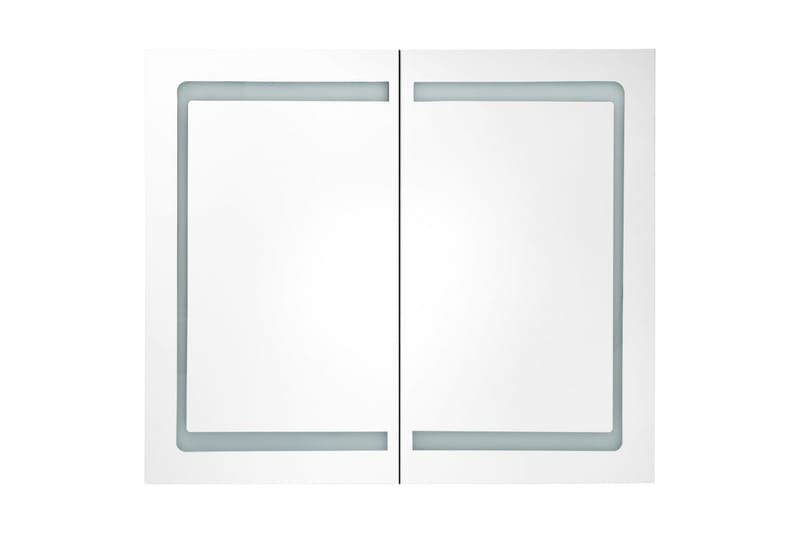 LED-speilskap til bad 80x12,2x68 cm - Hus & oppussing - Kjøkken & bad - Baderom - Baderomsmøbler - Speilskap