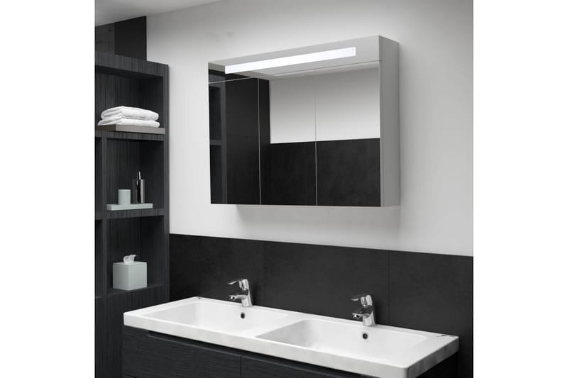LED-speilskap til bad 88x13x62 cm - Hus & oppussing - Kjøkken & bad - Baderom - Baderomsmøbler & baderomsinnredning - Speilskap