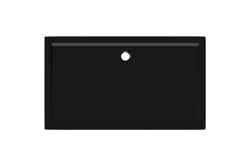 Rektangulært dusjbrett ABS svart 70x120 cm - Svart - Hus & oppussing - Kjøkken & bad - Baderom - Baderomstilbehør - Øvrig