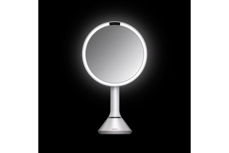 LED-speil med justerbar lysstyrke, Hvit, stål - Hus & oppussing - Kjøkken & bad - Baderom - Baderomstilbehør
