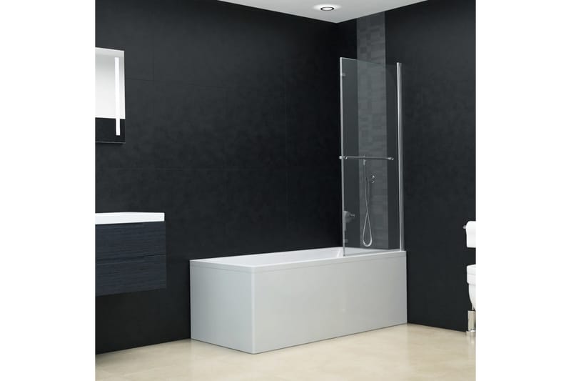 Leddet dusjdør med 2 paneler ESG 95x140 cm - Hus & oppussing - Kjøkken & bad - Baderom - Dusjer - Dusjvegger