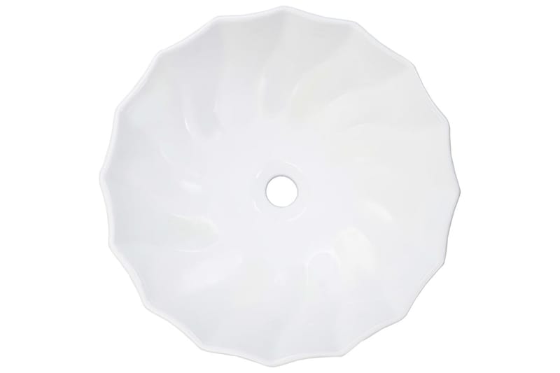 Vask 46x17 cm keramikk hvit - Hus & oppussing - Kjøkken & bad - Baderom - Servant og håndvask - Enkel vask