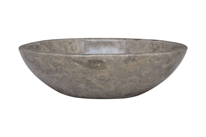 Vask 53x40x15 cm marmor grå - Grå - Hus & oppussing - Kjøkken & bad - Baderom - Servant og håndvask - Enkel vask