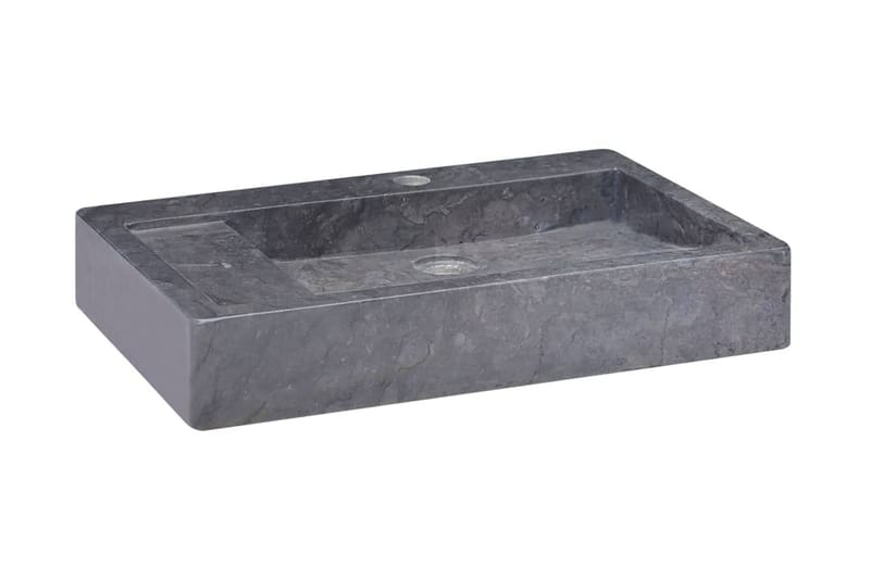Vask 58x39x10 cm marmor svart - Svart - Hus & oppussing - Kjøkken & bad - Baderom - Servant og håndvask - Enkel vask