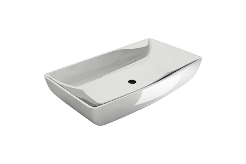 Vask 71x38x13,5 cm keramikk sølv - Hus & oppussing - Kjøkken & bad - Baderom - Servant og håndvask - Enkel vask