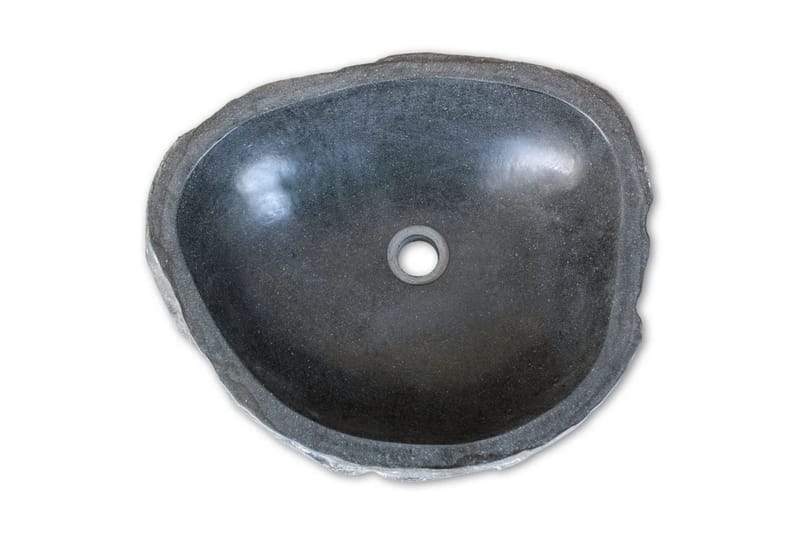 Vaskeservant oval elvestein 38-45 cm - Hus & oppussing - Kjøkken & bad - Baderom - Servant og håndvask - Enkel vask