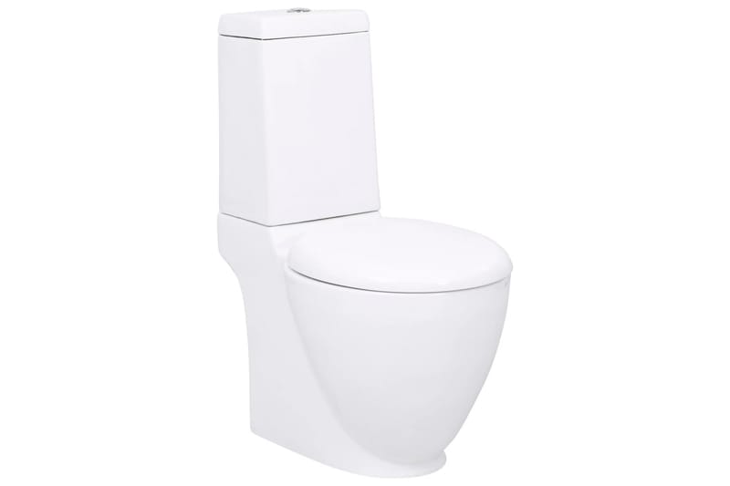 WC keramisk toalett bad rundt vannføring på bunnen hvit - Hvit - Hus & oppussing - Kjøkken & bad - Baderom - Toaletter - Gulvstående