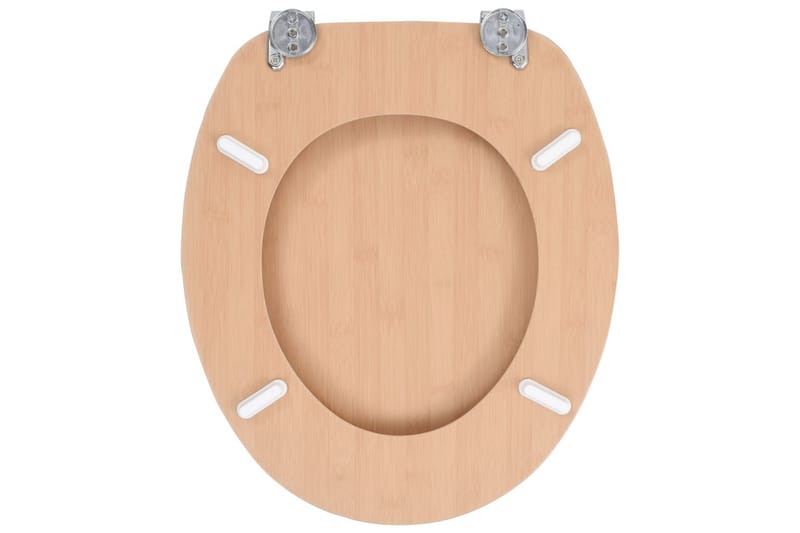 Toalettsete MDF bambusdesign - Hus & oppussing - Kjøkken & bad - Baderom - Toaletter - Toalettsete