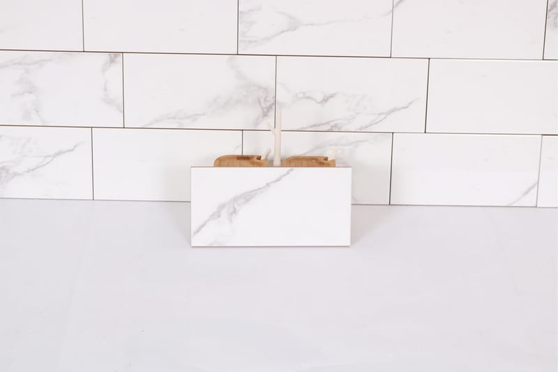 Veggflis Carrara Liso 10x20 - Hus & oppussing - Kjøkken & bad - Fliser & klinker - Fliser - Fliser mønstrede