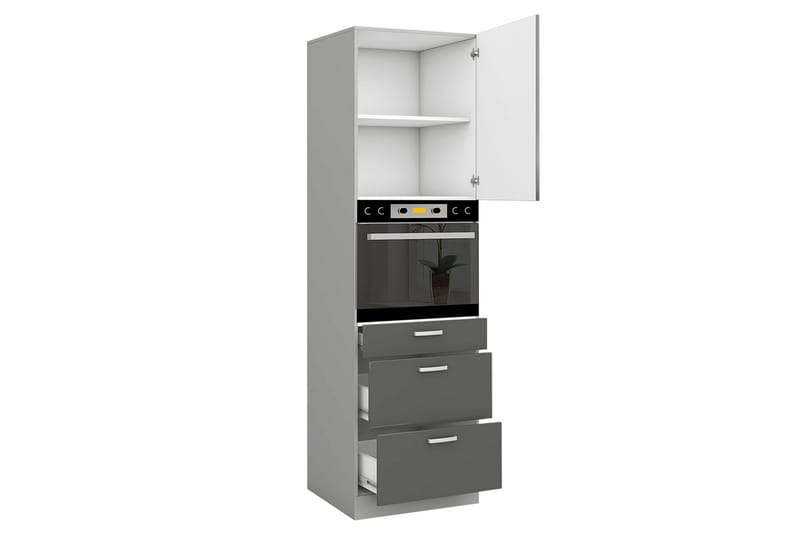 Grey Kjøkkenskap 60x57x210 cm - Hus & oppussing - Kjøkken & bad - Kjøkken & vaskerom - Kjøkkeninnredning - Kjøkkenskap