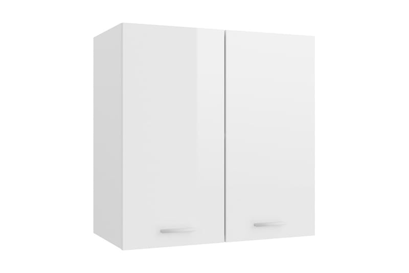 Kjøkkenskap høyglans hvit 60x31x60 cm sponplate - Hvit - Oppbevaring - Hyller - Bokhylle
