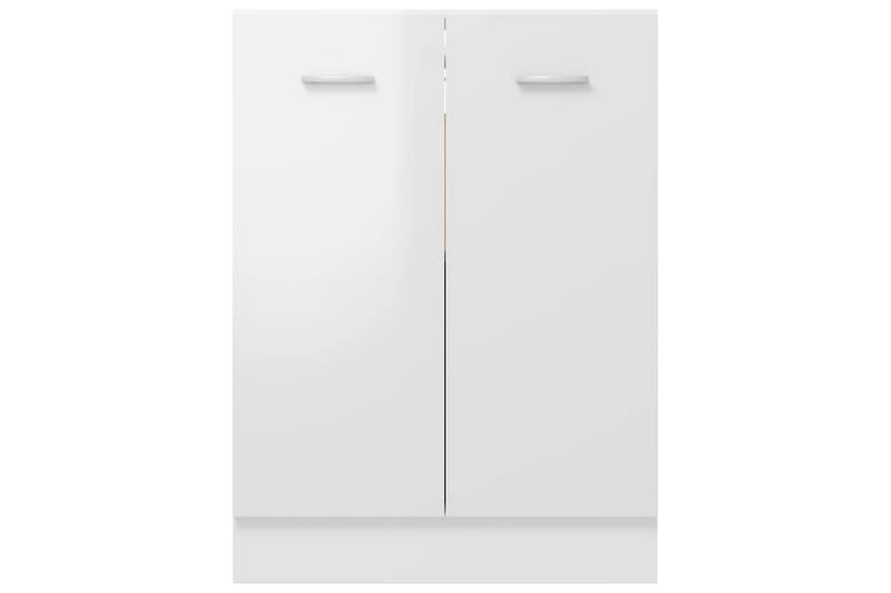 Kjøkkenskap høyglans hvit 60x46x81,5 cm sponplate - Hvit - Hus & oppussing - Kjøkken & bad - Kjøkken & vaskerom - Kjøkkeninnredning - Kjøkkenskap