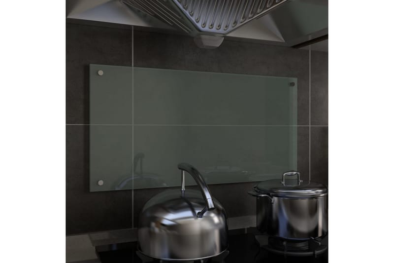 Kjøkkenplate hvit 80x40 cm herdet glass - Hvit - Hus & oppussing - Kjøkken & bad - Kjøkken & vaskerom - Kjøkkeninnredning - Veggplater kjøkken