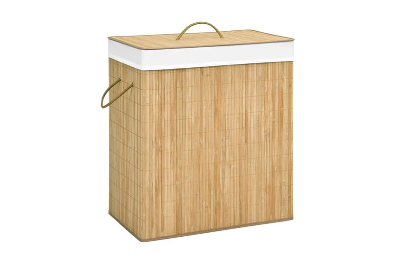 Skittentøyskurv bambus 100 L - Brun - Oppbevaring - Oppbevaringsmøbler - Kommode