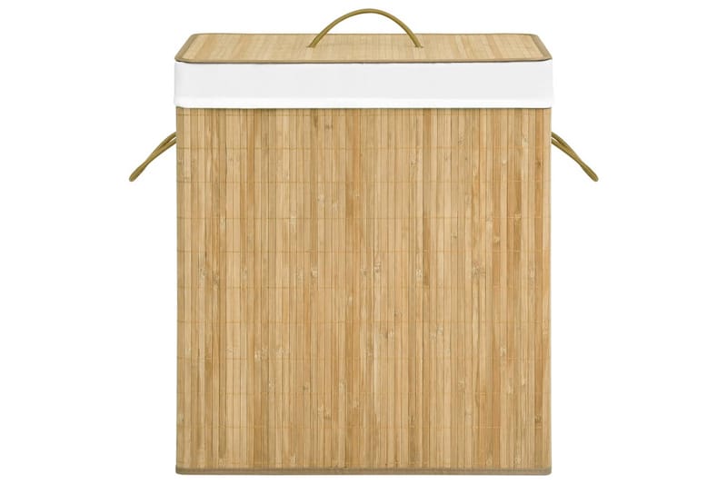 Skittentøyskurv bambus 100 L - Brun - Hus & oppussing - Kjøkken & bad - Kjøkken & vaskerom - Tørke & vasketilbehør - Skittentøyskurv