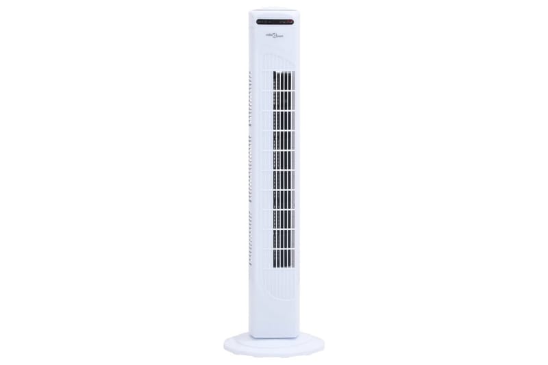 Tårnvifte med fjernkontroll og timer 24x80 cm hvit - Hvit - Hus & oppussing - Klimakontroll - Vifter - Gulvvifte