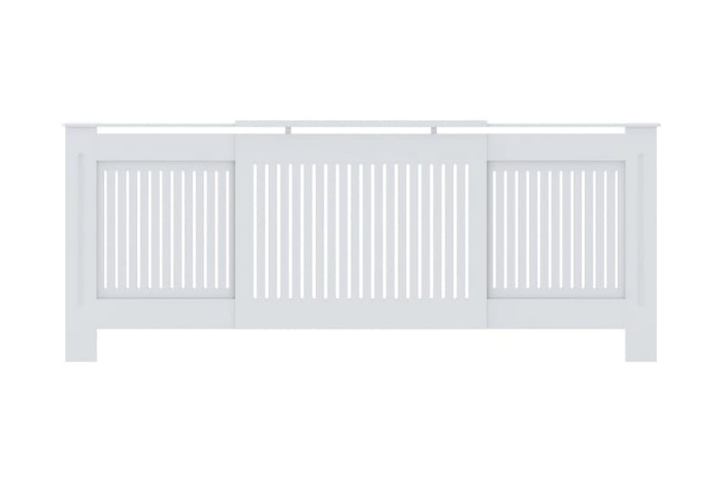 MDF Radiatordeksel 205 cm hvit - Hvit - Hus & oppussing - Klimakontroll - Oppvarming - Varmeelement & radiator - Varmeovn