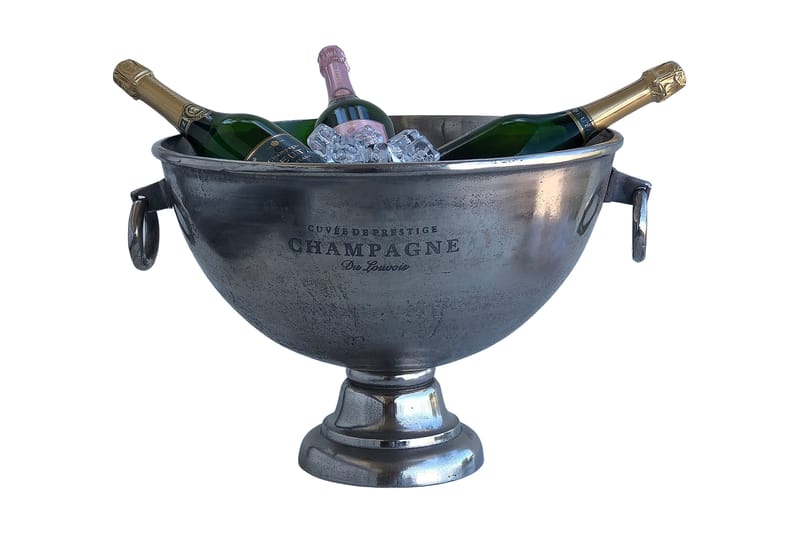 Champagnekjøler 46x52 cm Antikk Sølv - AG Home & Light - Oppbevaring - Hyller - Oppbevaringshylle - Vinstativ & vinhylle
