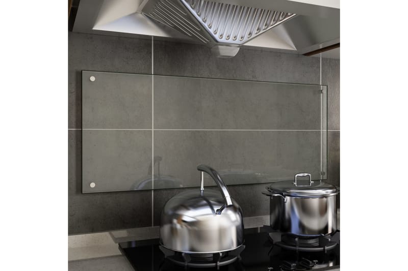 Kjøkkenplate gjennomsiktig 100x40 cm herdet glass - Gjennomsiktig - Husholdning - Hvitevarer - Kjøkkenvifte & kjøkkenventilator - Tilbehør kjøkkenvifte & kjøkkenventilator