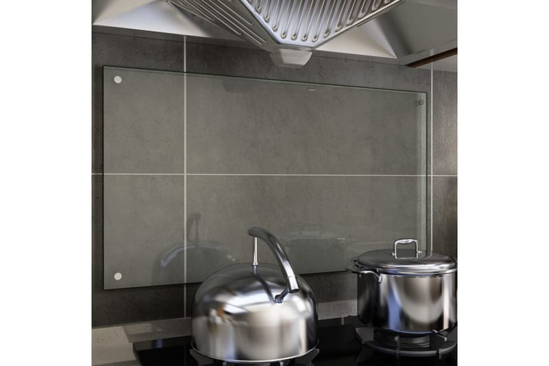 Kjøkkenplate gjennomsiktig 90x50 cm herdet glass - Gjennomsiktig - Husholdning - Matlaging & Baking - Kjøkkenutstyr