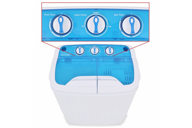 Minivaskemaskin tvillingkar 5,6 kg - Oppbevaring - Skap - Oppbevaringsskap