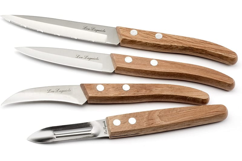 Wood Skalsett 4-p - Lou Laguiole - Husholdning - Matlaging & Baking - Kjøkkenkniver - Skallkniver