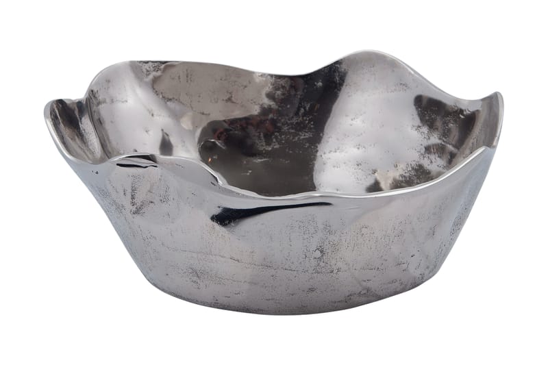 Skål 28x31 cm Sølv - AG Home & Light - Husholdning - Matlaging & Baking - Kjøkkenutstyr - Skåler & bakeskåler