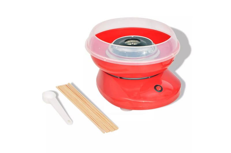 Sukkerspinnmaskin 480 W rød - Husholdning - Matlaging & Baking - Kjøkkenutstyr