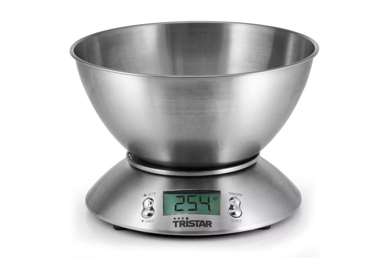 Tristar Kjøkkenvekt med Bolle 5 kg - Husholdning - Matlaging & Baking - Målere & mål - Kjøkkenvekter