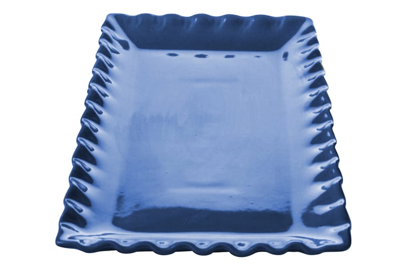 Fat Rektangulært lite Marineblå - Husholdning - Servering & borddekking - Brikker & tallerkener - Serveringsfat