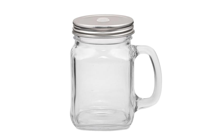 Dereici vannglass med lokk - Glass / Sølv - Husholdning - Servering & borddekking - Glass