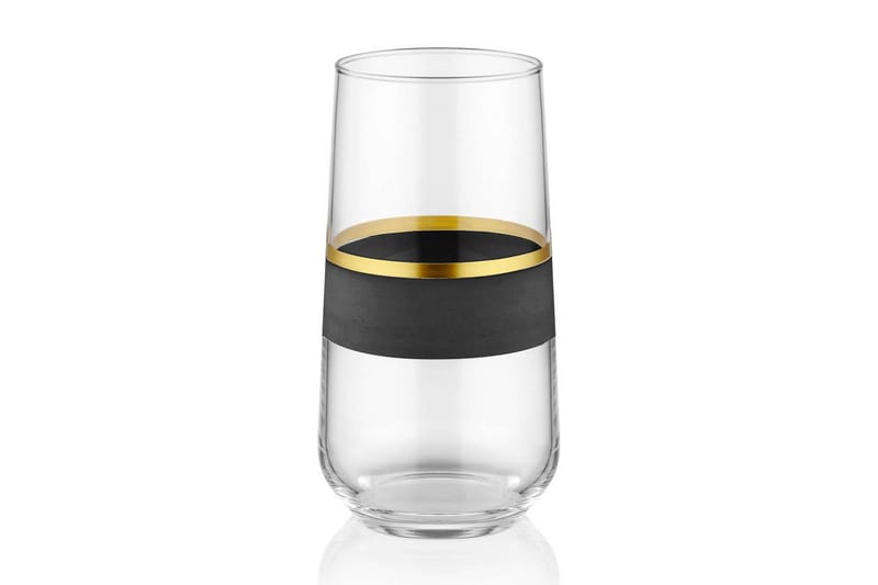 Highballglass - Svart/Gull - Husholdning - Servering & borddekking - Glass