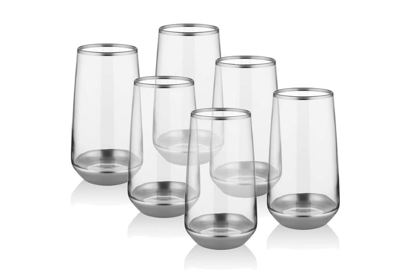 Vannglass - Sølv - Husholdning - Servering & borddekking - Glass - Vannglass