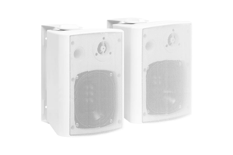 Vegghengte stereohøyttalere 2st hvit innendørs utendørs 100W - Hvit - Husholdning - Smarte hjem - Høyttaler