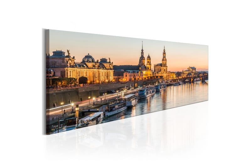 Bilde Beautiful Dresden 120x40 - Artgeist sp. z o. o. - Innredning - Bilder & kunst - Lerretsbilder