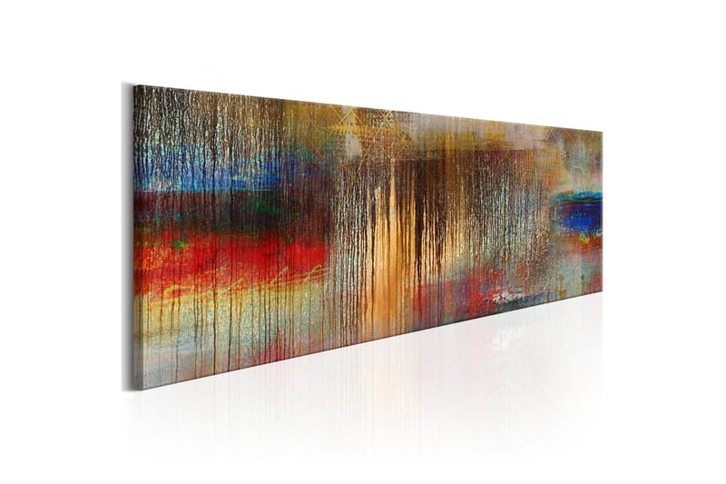 Bilde Colourful Rainstorm 150x50 - Artgeist sp. z o. o. - Innredning - Bilder & kunst - Lerretsbilder