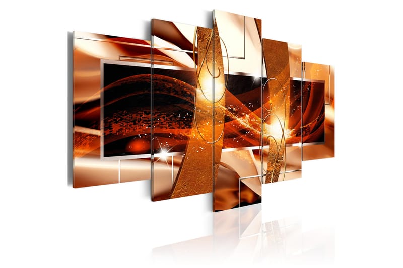 Bilde Fire Of Life 100x50 - Artgeist sp. z o. o. - Innredning - Bilder & kunst - Lerretsbilder