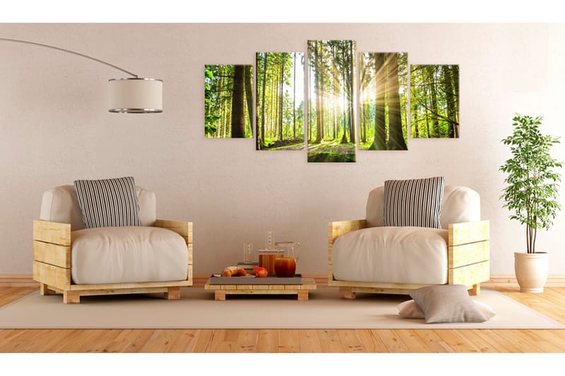 Bilde Forest Kingdom 100x50 - Artgeist sp. z o. o. - Innredning - Bilder & kunst - Lerretsbilder